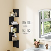 Étagère murale d'angle, compatible avec la vente en gros et le dropshipping, étagères murales flottantes pour salle de bain, étagères d'angle pour livres