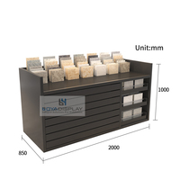 Support coulissant combiné pour carrelage céramique, marbre, quartz, parquet et granit, présentoir sur mesure