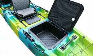 2026 Bateau à pédales pour 1 personne, système à hélice double, conception modulaire, rangement portable, CE OEM ODM, gonflable, pliable, pour lac, rivière, mer et usage côtier - Product Image 4