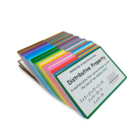 Jeu de cartes flash de multiplication personnalisé pour enfants de 7 ans et plus, étanche et durable