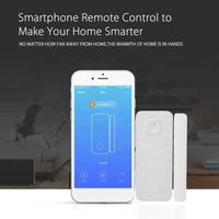 Sensor de Puerta/Ventana Inteligente TY-DWC-1 Tuya WIFI 2.4GHz, Compatible con Alexa/Google Home, Detección de Contacto Magnético Abierto, Funciona con Tuya/Smart