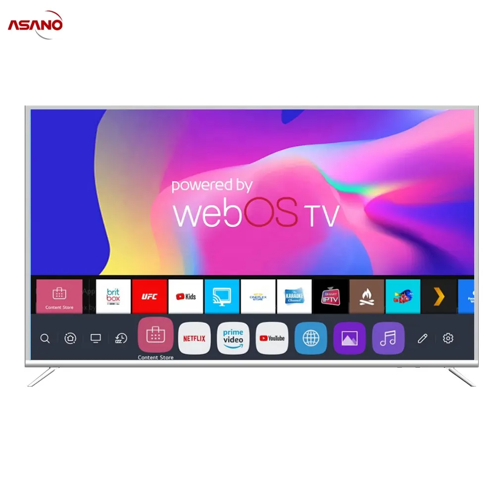 OEM/ODM Cust0mized TV Thông Minh Với TV Khán Đài Và Treo Tường 55DK5 Khung Kim Loại 4K UHD Webos Hệ Thống Led Lcd TV Truyền Hình Thông Minh