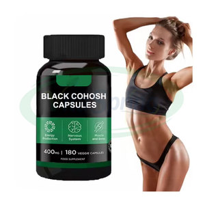 Cápsulas de Cohosh negro ASAP Suplemento alimenticio de etiqueta privada de calcio Cápsulas de raíz de Cohosh negro de 500mg - Product Image 1