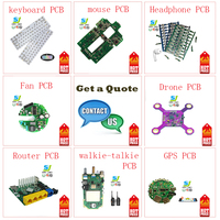 Personnalisé Pcba Brossage Pcba Pcb Bldc Ventilateur de plafond Pcba Circuit imprimé Assemblage Fabricant Service