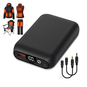 Bateria de Lítio ODM OEM 7.4V 12V 10000mAh 16000mAh 20000mAh para Cobertor Aquecido Sem Fio, Jaqueta, Moletom com Capuz, Colete e Vestuário de Exterior - Product Image 1