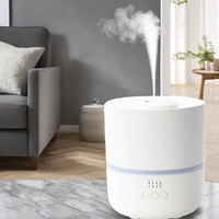 Humidificateur d'air ultrasonique silencieux 2L Top-Fill Home avec mode de brume réglable avec huile essentielle 7 lumières de couleur