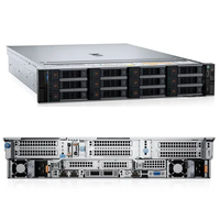 Serveur de stockage de données Dell R760 avec prise en charge des SSD NVMe et du RAID, effet d'économie d'énergie de 40%