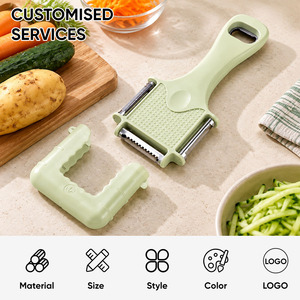 Éplucheur multifonction 5-en-1, éplucheur de légumes, trancheuse, râpe avec ouvre-bouteille pour restaurant, hôtel, cuisine, vente en gros - Product Image 2