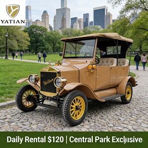 Coche Turístico Eléctrico Antiguo Yatian <span class=keywords><strong>de</strong></span> 5 Plazas - Costo <span class=keywords><strong>de</strong></span> $8000, <span class=keywords><strong>Alquiler</strong></span> Diario <span class=keywords><strong>de</strong></span> $120, Punto <span class=keywords><strong>de</strong></span> Equilibrio en 67 Días para Complejos Turísticos - Product Image 3