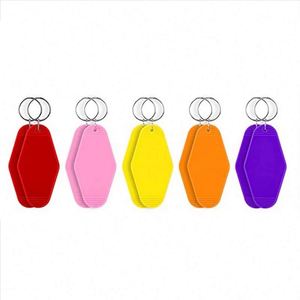 Porte-clés en plastique en gros Sy62, porte-numéro d'hôtel, porte-étiquette de bagage coloré en ABS pour motel - Product Image 6