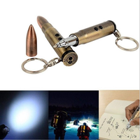 Stylo tactique miniature créatif avec laser, petite lampe torche porte-clés, cadeau unique, stylo LED de poche, porte-clés lumineux avec logo personnalisé