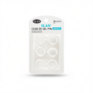 Cuscinetti adesivi per tallone Ilan Gel, 6 pezzi, per la cura dei piedi - Product Image 1