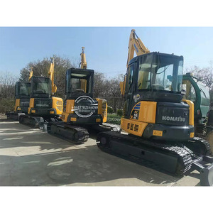 Miniexcavadora Usada Komatsu PC55 Lista para Trabajar, PC55MR-2, Excavadora Compacta de 5.5 Toneladas, Giro de Cola Cero - Product Image 1