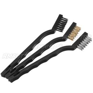 Kit de 17 brosses de nettoyage automobile, brosses de dégrossissage pour perceuse, pour le cuir, les aérateurs, les jantes, le nettoyage de la saleté et de la poussière - Product Image 3