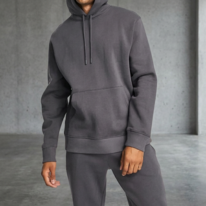 High Quality 100% Cotton Winter Oversize <b>Thick</b> Fleece Drop Shoulder Custom Men's Hoodies with Beaded Embroidery Eco-Friendly - Product Image 3