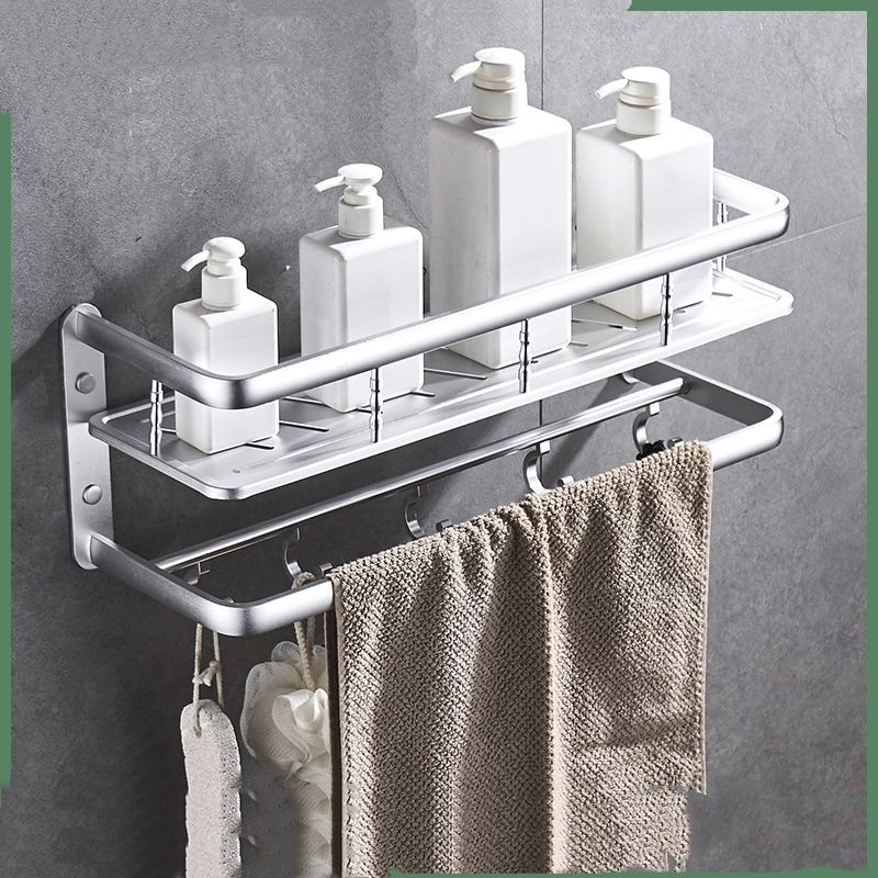 Bathroom Shelving Unit Toilet Shelf Wall-Mounted Storage Rack Multi ...
