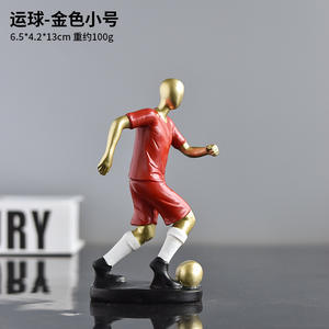 Mini semplice decorazione per giocatore di calcio in resina per Home TV Cabinet per Wine Wine Cabinet camera da letto Desktop natale anno nuovo <span class=keywords><strong>arte</strong></span> - Product Image 4
