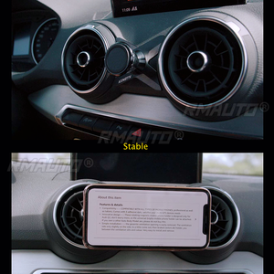Soporte Magnético Giratorio 360° para GPS y Teléfono Móvil, para Audi <span class=keywords><strong>Q2</strong></span> SQ2 2018-2020, Montaje en Rejilla de Ventilación - Product Image 3