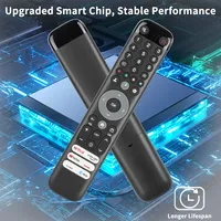 RC833 GUB1 pour remplacement de la télécommande vocale TCL QLED Smart TV avec boutons YouTube NETFLIX PrimeVideo 65C845