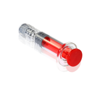 1ml Standard Oil Packaging Borosilicate Glass Bottles Luer Lock Prefilled Syringe with Colorful Plastic Plunger Rod Support LOGO
