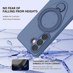 Funda Protectora <span class=keywords><strong>de</strong></span> TPU Ultra Suave para <span class=keywords><strong>Samsung</strong></span> S26 Plus, Moderna, Anti-Caídas, Personalizada, con Anillo Metálico <span class=keywords><strong>de</strong></span> Carga Inalámbrica Magnética <span class=keywords><strong>de</strong></span> 360° - Product Image 5