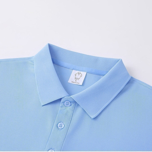 Camiseta <span class=keywords><strong>Polo</strong></span> con Logotipo Personalizado, Manga Corta, Ropa de Trabajo, Transpirable, Uniforme de Poliéster, Cuello Cruzado, Camiseta Publicitaria de Manga Corta - Product Image 2