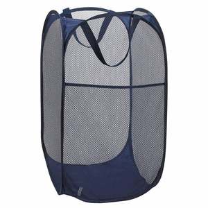 Modern Colorful Collapsible <b>Laundry</b> Hamper Wholesale <b>Slim</b> Pop-Up Foldable Dirty Clothes <b>Basket</b> for Bathroom or Baby's Room - Product Image 1