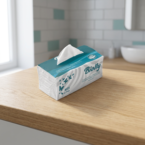 Biolly 425 Lingettes en coton pour le visage – Ultra-résistantes – Papier extra-large – Écologiques - Product Image 2