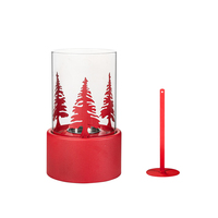 Inno-living TT-15 Cheminée d'appoint moderne en acier inoxydable pour table, foyer bioéthanol d'intérieur