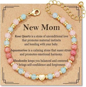Pulsera <span class=keywords><strong>de</strong></span> Cuarzo Hecha a Mano con Piedras Naturales Curativas, Joyería Personalizada, Pulsera <span class=keywords><strong>de</strong></span> Moda <span class=keywords><strong>para</strong></span> Mujer, Día <span class=keywords><strong>de</strong></span> la <span class=keywords><strong>Madre</strong></span> - Product Image 5