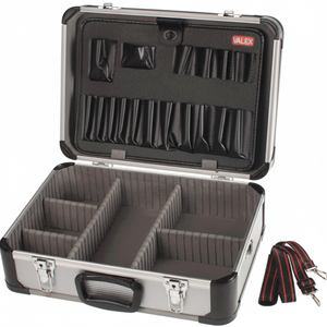 VALEX CON0014 #   Valigetta Portautensili in Alluminio Portatile Resistente in Nylon Metallo Plastica EVA Personalizzabile con Logo Supporto OEM ODM - Product Image 1