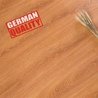 Vente flash : Parquet stratifié couleur unie 8 mm à rainures en V, chêne cerisier