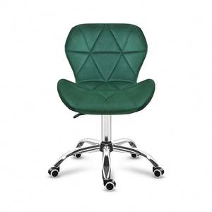 <span class=keywords><strong>Chaise</strong></span> en tissu multifonctionnelle de conception simple <span class=keywords><strong>Chaise</strong></span> de bureau à domicile pivotante à base de métal en acier - Product Image 1