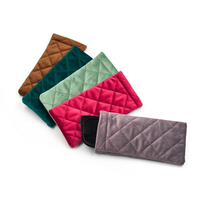 Top squeeze Velvet étuis à lunettes lunettes de soleil mode sac à lunettes pochette à lunettes avec tissu à l'intérieur