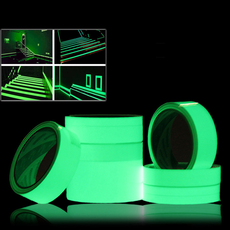 Люминесцентная флуоресцентная лента 3 метра, светящаяся Ночная лента vynl, светящаяся в темноте лента