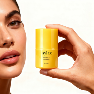 Bálsamo Labial de Miel con Propóleo, Mascarilla Labial Hidratante Original para la Noche, Hidratación Duradera de 12 Horas, Cuidado de la Piel Coreano, Sylax - Product Image 1