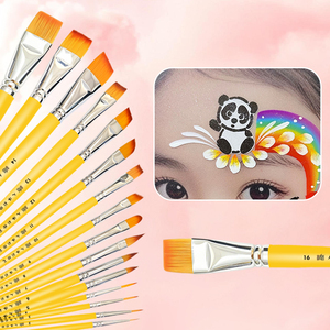 Ensemble de pinceaux pour <span class=keywords><strong>peinture</strong></span> faciale en gros |   <span class=keywords><strong>Peinture</strong></span> sur visage et nail art en gros. - Product Image 3