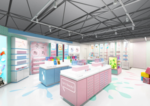 Tùy chỉnh thiết kế nội thất cho mỹ phẩm cửa hàng trang điểm truy cập Kệ tùy chỉnh cửa hàng mỹ phẩm trưng bày cho khả năng hiển thị tối ưu - Product Image 2