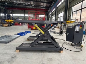 Promotion : Pont élévateur à ciseaux mobile hydraulique ultra-plat BJS BJS2828-MB40, capacité 4000 kg, hauteur de levage 1000 mm, certifié CE, pour <span class=keywords><strong>garage</strong></span> - Product Image 4