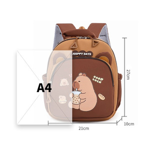 Mochila para niños Mochila con estampado <span class=keywords><strong>de</strong></span> dibujos animados Estudiante <span class=keywords><strong>de</strong></span> escuela <span class=keywords><strong>primaria</strong></span> Primer grado Kindergarten Mochila pequeña - Product Image 4