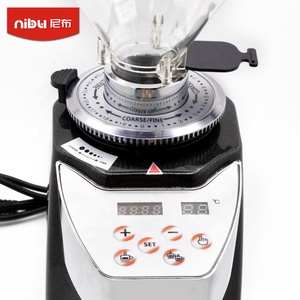 เครื่องบดกาแฟแบบแบน Nibu ระดับมืออาชีพ สำหรับร้านกาแฟ อุตสาหกรรม บดเมล็ดกาแฟเอสเพรสโซ คุณภาพดีที่สุดสำหรับขาย แบบอิเล็กทรอนิกส์ อัตโนมัติ - Product Image 5