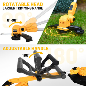 Vertak Trọng Lượng Nhẹ 250Mm Cắt Chiều Rộng Không Dây 20V Weed Eater Cỏ Edger Cỏ Có Thể Sạc Lại Tông Đơ Cho Cỏ Vườn - Product Image 3