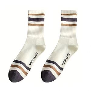 High-quality Men's Sports <b>Socks</b> Thin Sports <b>Socks</b> Striped Sports <b>Socks</b> - Product Image 1