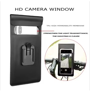 <strong>Waterproof</strong> Bicycle Motorcycle Quick Release Mobile Phone Holder <strong>Bag</strong> <strong>Smartphone</strong> Mount Holder - Product Image 2