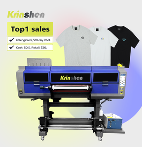 Imprimante UV DTF multifonction tout-en-un Krinshen Impresora imprimante UV DTF 3D haute vitesse pour broderie textile - Product Image 1