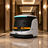 Robot de nettoyage commercial intensif avec navigation LiDAR 5-en-1 : balayage, lavage, désinfection, recharge automatique pour hôtels et entrepôts