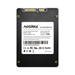 Aosenke批发工厂价格1TB 2.5英寸M.2 SATA 2.5 SSD硬盘固态硬盘