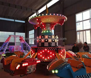 24 posti divertente fiera per bambini all'aperto pazzo di salto di volo giochi di macchina di rimbalzo auto parco divertimenti giostre per la vendita - Product Image 6