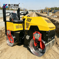 Compacteur à double tambour de 3 tonnes avec système de refroidissement fiable pour un travail continu