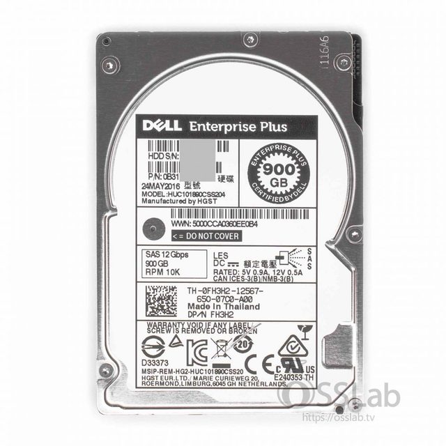 New Dell 900G 10K SAS 2.5 Server Internal Hard Drive Dell 900G SSD Internal Hard Drive